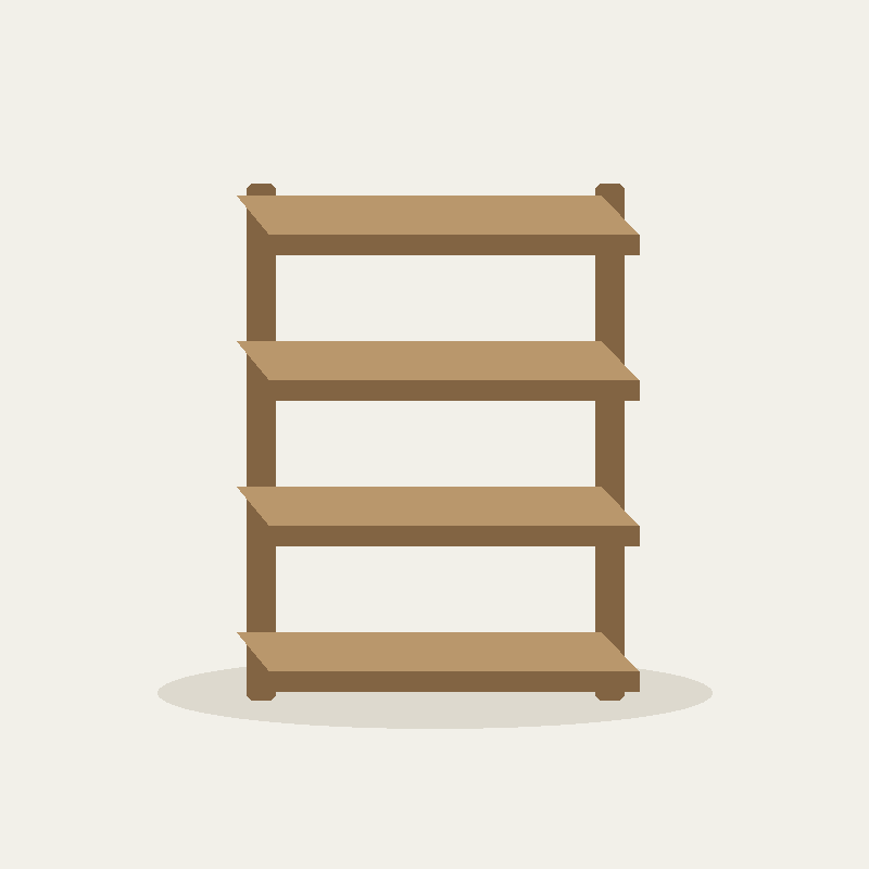 modular shelf sandbox illustration